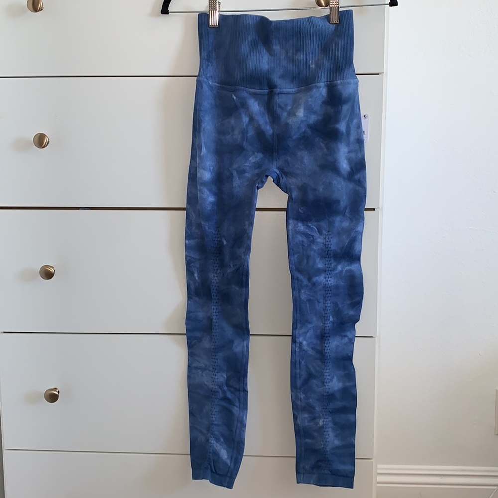 free people good karma tie dye legging